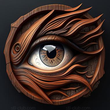 3D модель St Guild Wars игра Глаз Севера (STL)